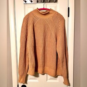 J crew oversized sweater, camel/tan womens XL